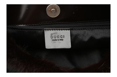 Lot 73 - Gucci Burgundy Mink Shoulder Bag