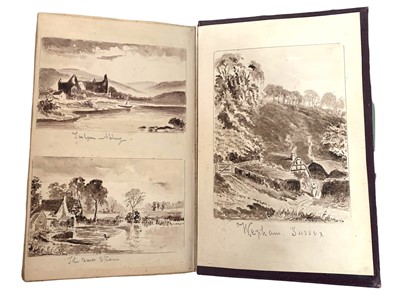 Lot 214 - 19th Century Sketch Book