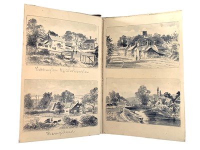 Lot 214 - 19th Century Sketch Book