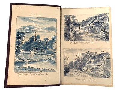 Lot 214 - 19th Century Sketch Book