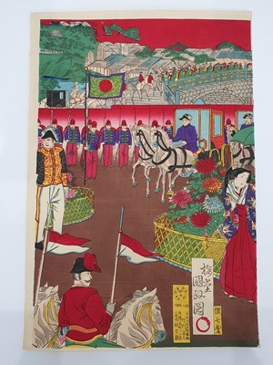 Lot 455 - A SMALL COLLECTION OF JAPANESE WOODBLOCK PRINTS.