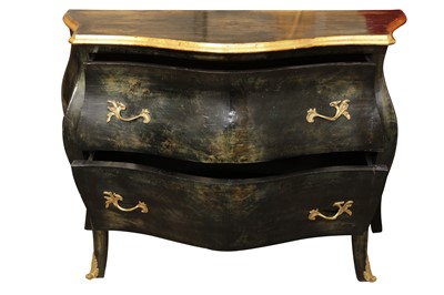 Lot 36 - A LOUIS XV STYLE BOMBE COMMODE, CONTEMPORARY