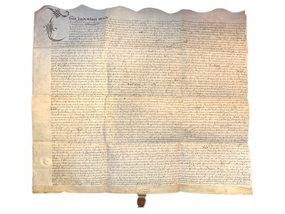 Lot 19 - English Indenture, Early 17th Century