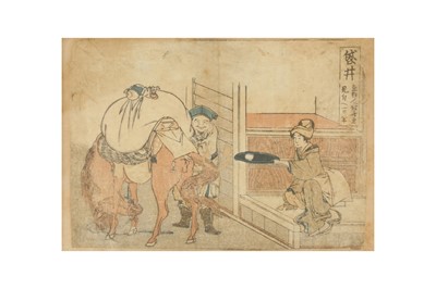 Lot 424 - KATSUSHIKA HOKUSAI (1760 - 1849). Fukuroi, surimono.