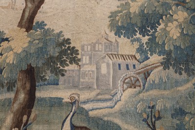 Lot 19 - A FLEMISH VERDURE TAPESTRY, EARLY 18TH CENTURY