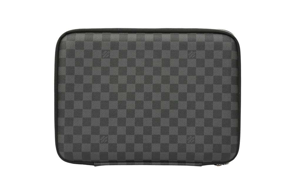 Louis Vuitton Damier Graphite Laptop Sleeve - Black Laptop Covers