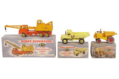 Lot 508 - DINKY SUPERTOYS, A 972 20 TON LORRY-MOUNTED CRANE 'COLES'