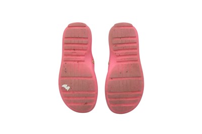 Lot 61 - Louis Vuitton Pink Monogram Jelly Slides - Size 37