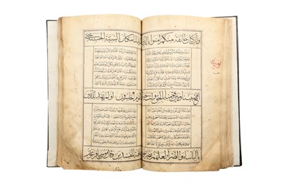 Lot 656 - A COLLECTION OF FIVE INCOMPLETE QUR'ANS