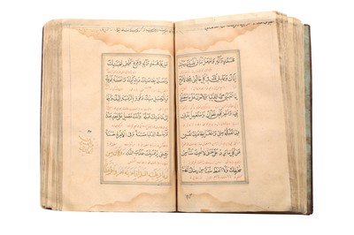 Lot 507 - A RELIGIOUS MANUSCRIPT WITH HADITH AND PRAYERS
