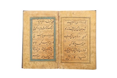 Lot 509 - A SAFAVID NASTA'LIQ CALLIGRAPHY MURAQQA' ALBUM