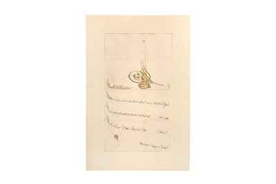 Lot 433 - TWO IMPORTANT OTTOMAN DIPLOMATIC FIRMANS