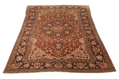 Lot 38 - A FINE ISFAHAN RUG, CENTRAL PERSIA