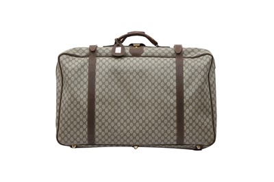 Lot 326 - Gucci Beige GG Monogram Large Suitcase