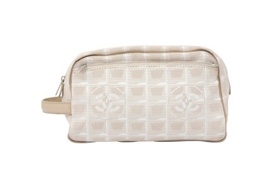 Lot 316 - Chanel Beige Travel Line Cosmetic Pouch