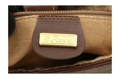 Lot 252 - Gucci Brown Monogram Jackie Bag