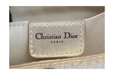 Lot 385 - Christian Dior Gold Monogram Street Chic Columbus Mini Clutch