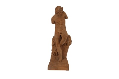 Lot 106 - MANNER OF JOHN GIBSON (BRITISH 1790-1866), A TERRACOTTA FIGURE, EARLY 19TH CENTURY