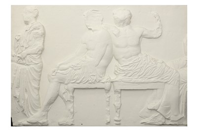Lot 17 - THE PARTHENON: HERMES AND DIONYSUS; A MODERN PLASTER WORK IMPRESSION