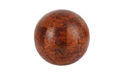 Lot 151 - A YEW WOOD SPHERE