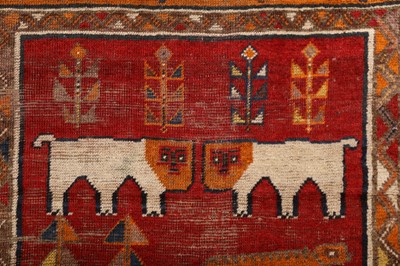 Lot 43 - A GABBEH RUG, SOUTH-WEST PERSIA