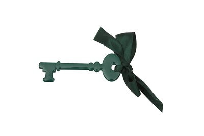 Lot 196 - Moschino Cheap And Chic Green Key Brooch