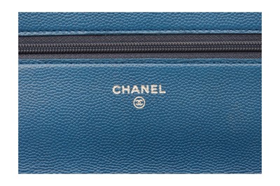 Lot 127 - Chanel Blue Wallet On Chain