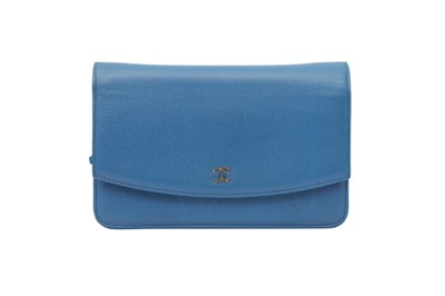 Lot 127 - Chanel Blue Wallet On Chain