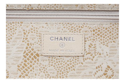 Lot 226 - Chanel Beige Embossed Wallet On Chain