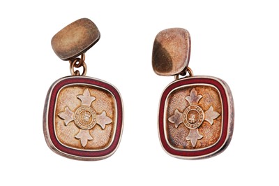 Lot 274 - TWO PAIRS OF  CUFFLINKS