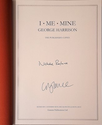 Lot 663 - Beatles Interest.- George Harrison