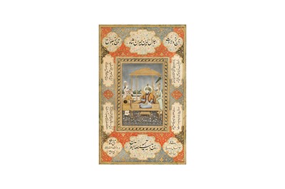 Lot 325 - AN HONORARY PORTRAIT OF THE TIMURID PRINCE JALAL-UD-DIN MIRAN SHAH (1366 - 1408)
