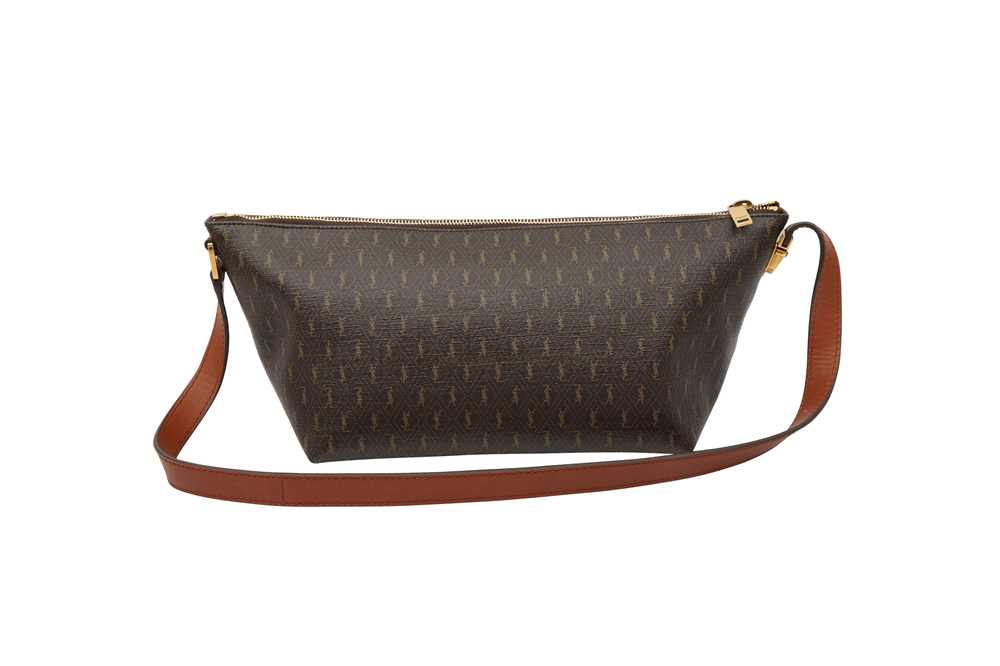 Lot 255 - Saint Laurent Brown Le Monogramme Crossbody Sling Bag
