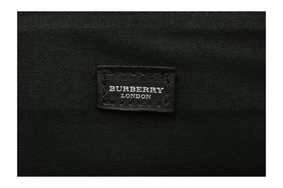 Lot 110 - Burberry Grey Check Logo Document Holder