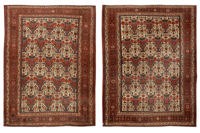 Lot 50 - A PAIR OF ANTIQUE AFSHAR RUGS, SOUTH-WEST PERSIA