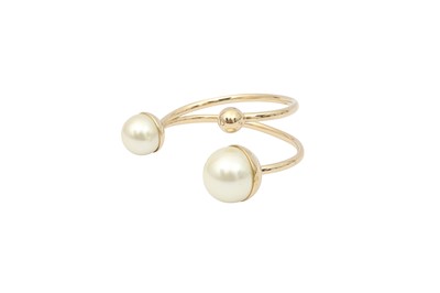 Lot 412 - Christian Dior UltraDior Pearl Open Cuff