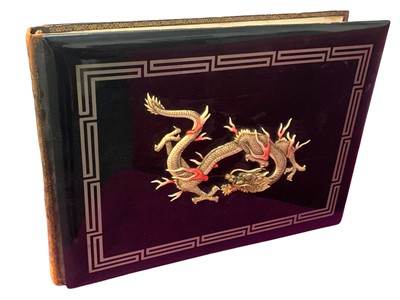 Lot 29 - Chinese lacquer binding.