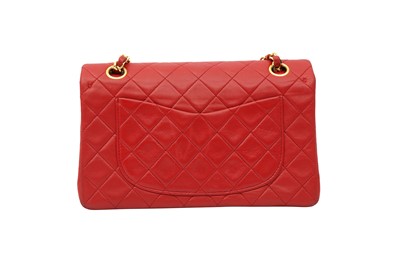 Lot 2 - Chanel Red Small Classic Double Flap Bag