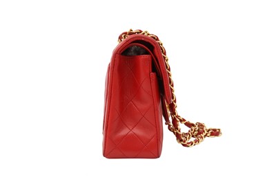 Lot 57 - Chanel Red Small Classic Double Flap Bag
