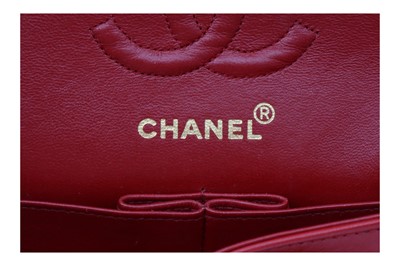 Lot 2 - Chanel Red Small Classic Double Flap Bag