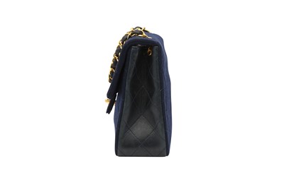 Lot 155 - Chanel Navy Mini Square Single Flap Bag