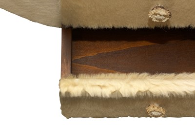 Lot 297 - A Schirato Antler and Hide Desk