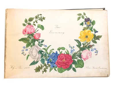 Lot 100 - Germany.- Poetry, music & watercolour