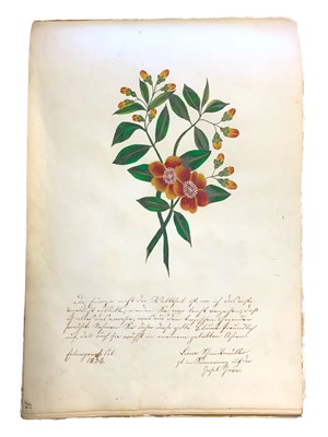 Lot 97 - Germany.- Poetry, music & watercolour