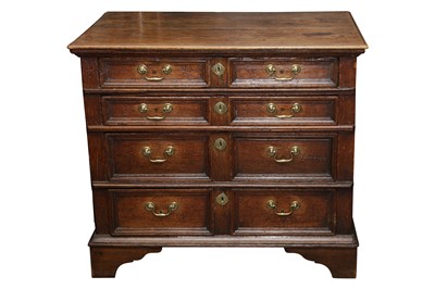 Lot 50 - AN OAK CHEST OF DRAWERS, LATE 17TH/EARLY 18TH CENTURY
