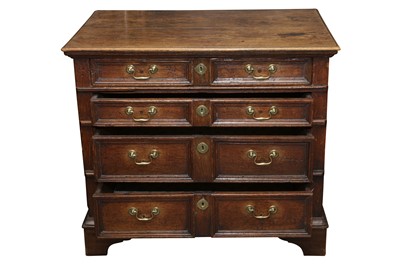 Lot 50 - AN OAK CHEST OF DRAWERS, LATE 17TH/EARLY 18TH CENTURY