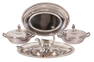 Lot 191 - A GROUP OF CHRISTOFLE, FRANCE COLLECTION GALLIA SILVER PLATED ITEMS