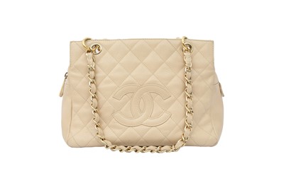 Lot 291 - Chanel Beige Petite Shopping Tote