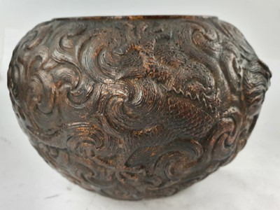 Lot 588 - A CHINESE CAST BRONZE BOWL