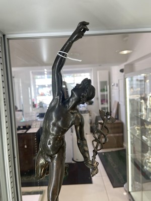 Lot 375 - TWO CLASSICAL BRONZE FIGURES AFTER THE ANTIQUE
